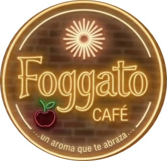 Emblema Neón Foggato Café